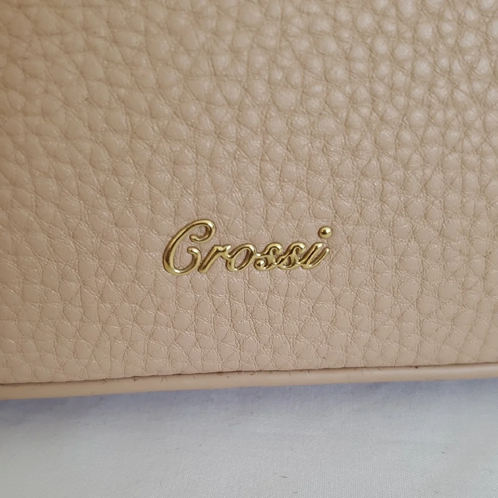 Neutral Beige Bow-Appliqué Top Handle Satchel - Picture 6 of 12